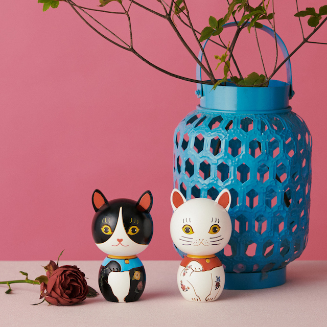 新登場!招きネコこけし