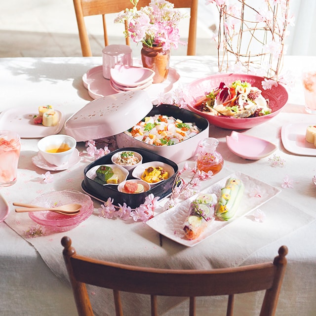 sakura tableware 春色で包む初春のテーブル