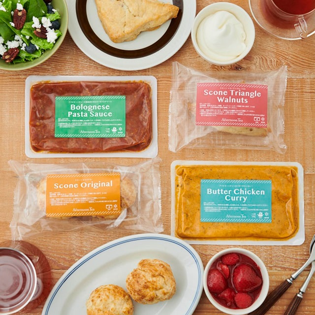 【店舗限定】AFTERNOON TEA AT HOMEから冷凍パスタソースやスコーンが新登場