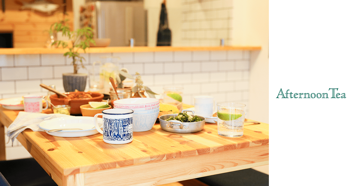 ウッドプレートスタンド BEAMS×Afternoon Tea