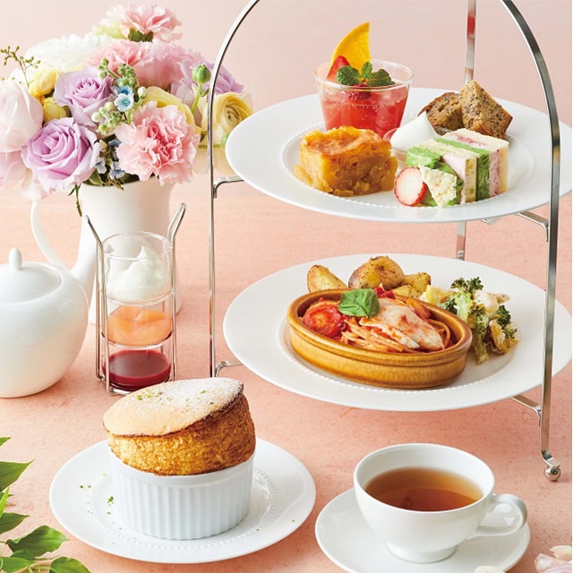 梅田阪神限定 3種の「アフタヌーンティーセット」が春の味わいで登場