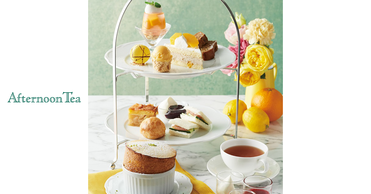 ミントン　アフタヌーンティーセット 和歌山県産“まりひめ”いちごを贅沢に使用したアフタヌーンティー