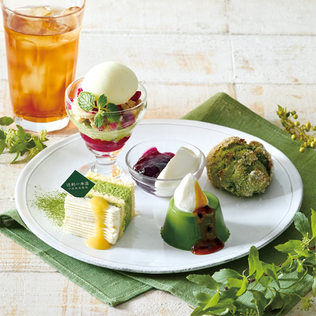 辻利一本店の宇治抹茶を使用したスイーツが登場