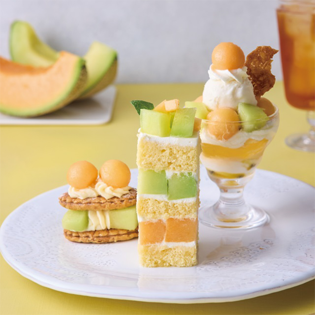 4店舗限定 2種のメロンを楽しむスイーツが登場