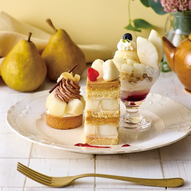 4店舗限定 ラ・フランスを贅沢に使用したショートケーキやパフェが登場