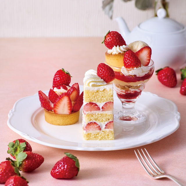 4店舗限定 苺を贅沢に使ったショートケーキなど、冬限定スイーツが登場