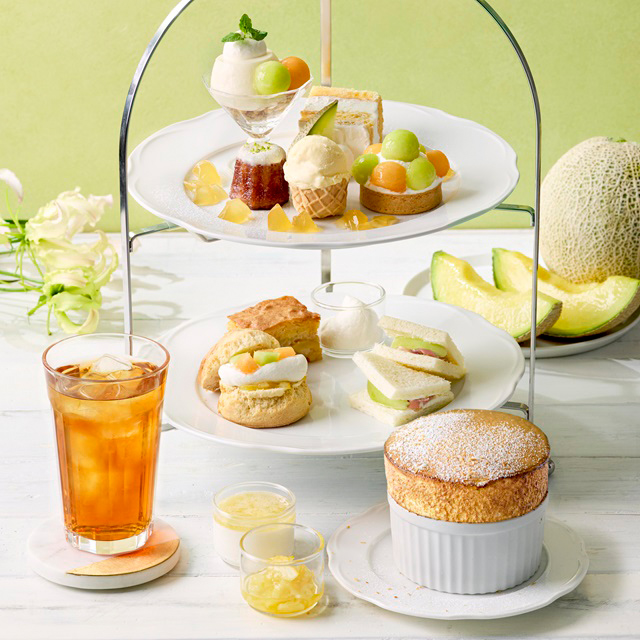 梅田阪神限定！メロンを味わう初夏限定アフタヌーンティーセットが登場