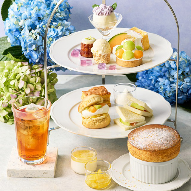 梅田阪神限定！紫陽花をイメージした初夏限定アフタヌーンティーセットが登場