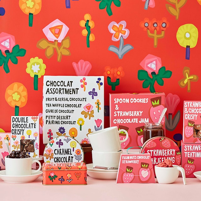 冬限定の紅茶やチョコレートが鈴木マサルさんデザインのパッケージで順次登場!