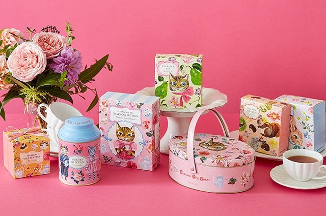 ナタリー レテさんとのコラボ 秋限定のお菓子 紅茶が登場 Afternoon Tea