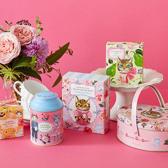 ナタリー・レテさんとのコラボ!秋限定のお菓子&紅茶が登場
