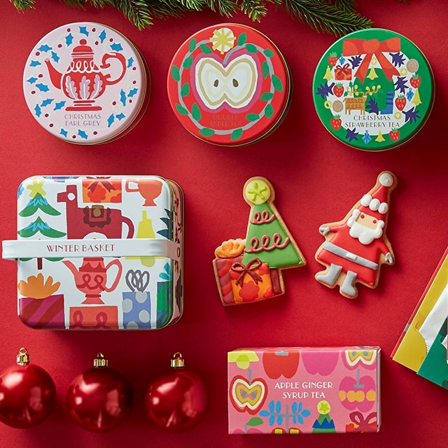 クリスマス限定の紅茶やお菓子が鈴木マサルさんデザインのパッケージで登場