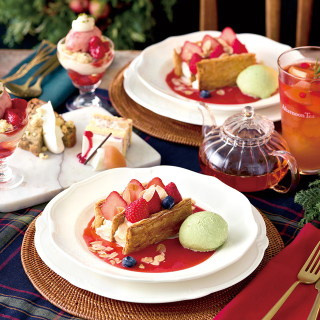 【事前Web予約制】11月12月限定「クリスマスの贅沢ティーコース」を42店舗で開催