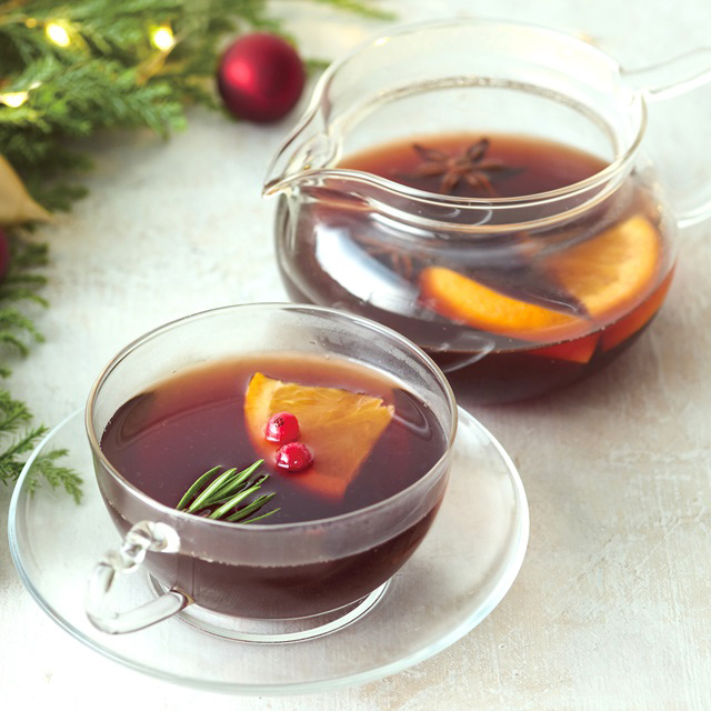 ぶどうとオレンジのクリスマススパイスティー