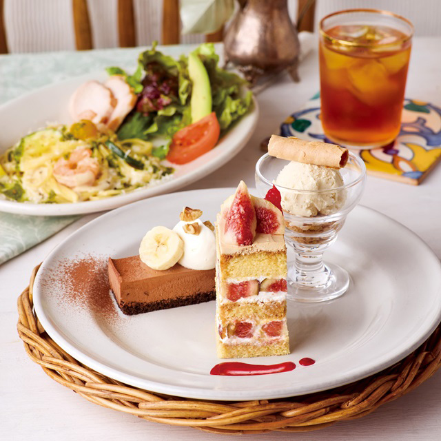 選べるパスタとアフタヌーンティーのセット（8/14～9/3）
