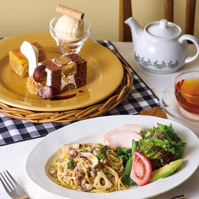 選べるパスタとアフタヌーンティーのセット