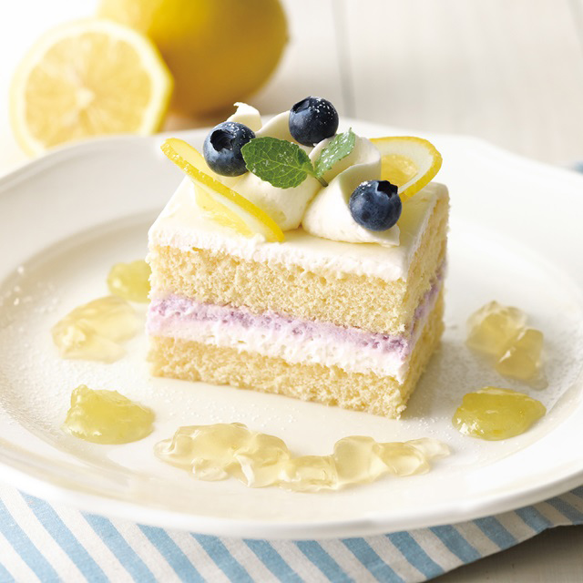 レモンとブルーベリーのショートケーキ（6/26～9/3）