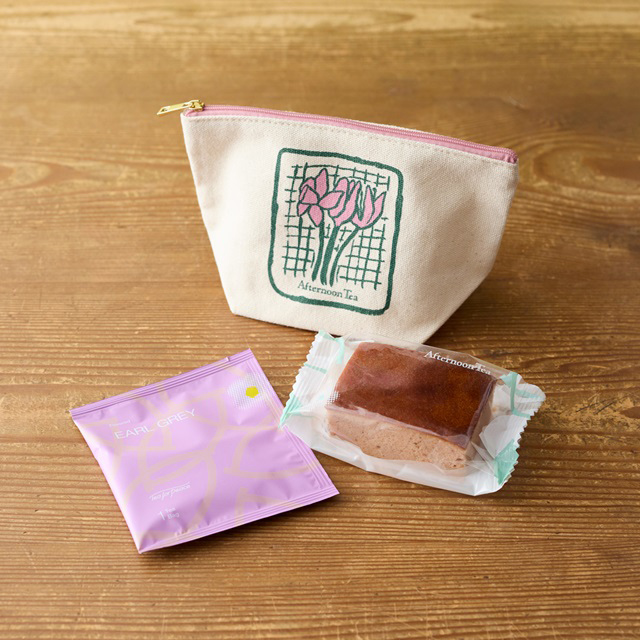 ミニティータイムポーチ ピンク