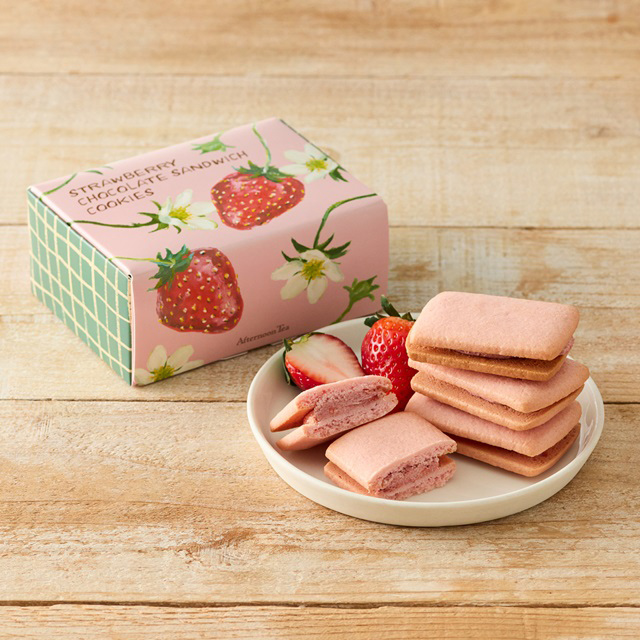 いちごチョコサンドクッキー