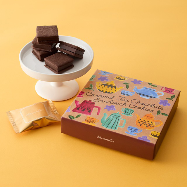 キャラメルティーチョコサンド