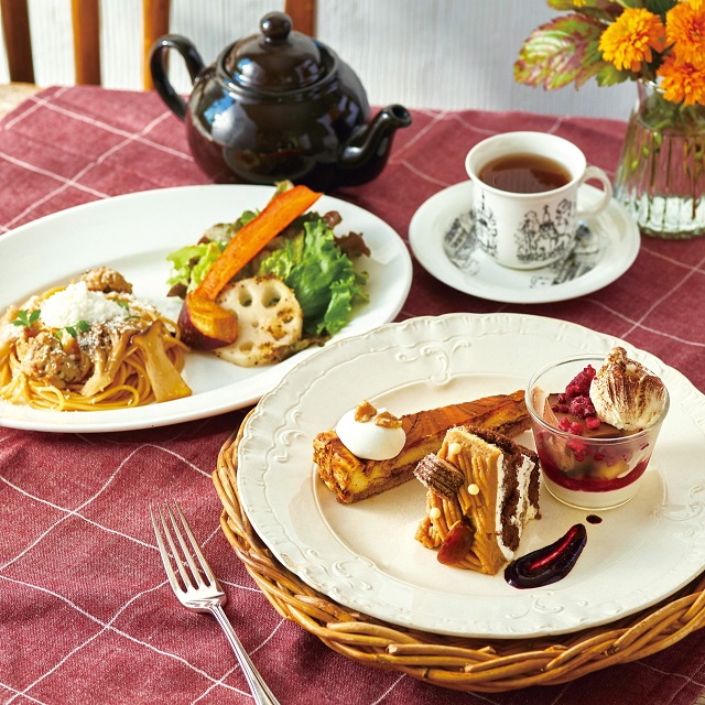 選べるパスタとアフタヌーンティーのセット（10/5～11/15）