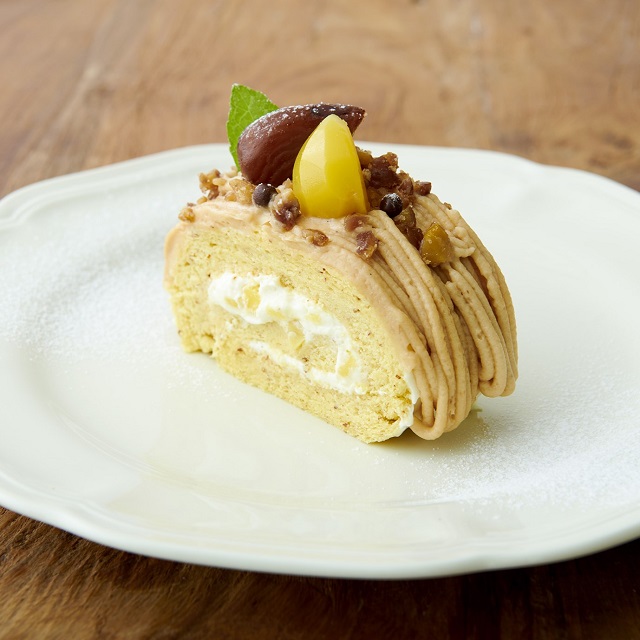 渋皮栗のロールケーキ（8/31～11/15）