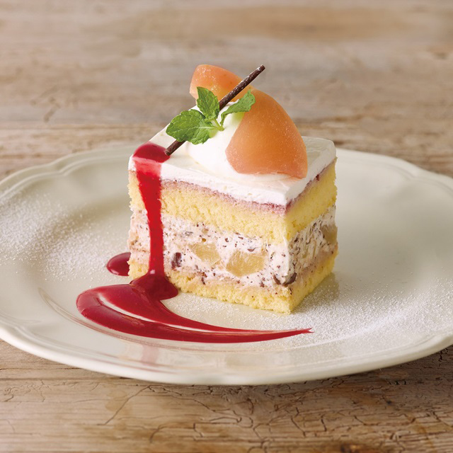 りんごのズコットショートケーキ