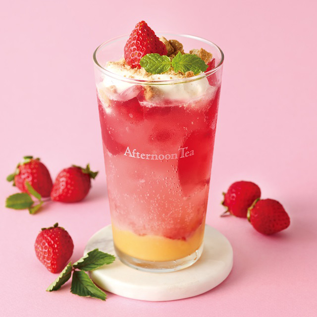 ストロベリーハイビスカスのチーズクリームティー